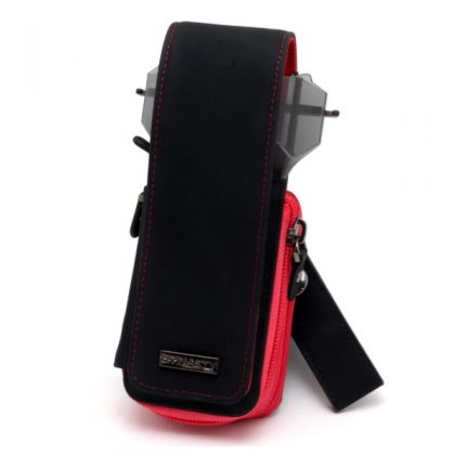 Dynasty Glasses Case Black x Red noir - rouge dart wallet & case