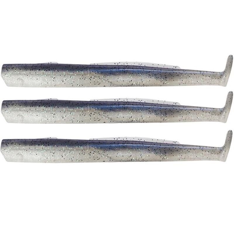 Fiiish Black Eel 110 - 3 Bodies electric blue shad zeebaars N°2