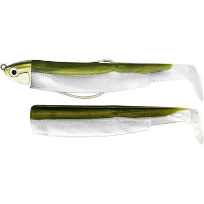 Fiiish Black Minnow 90 Combo Off Shore khaki shad zeebaars N°2 10g