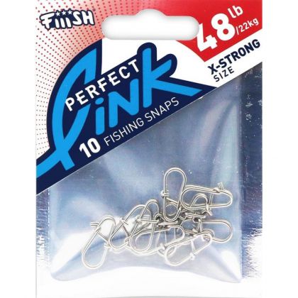 Fiiish Perfect Link Snap argent  X-strong 48lb