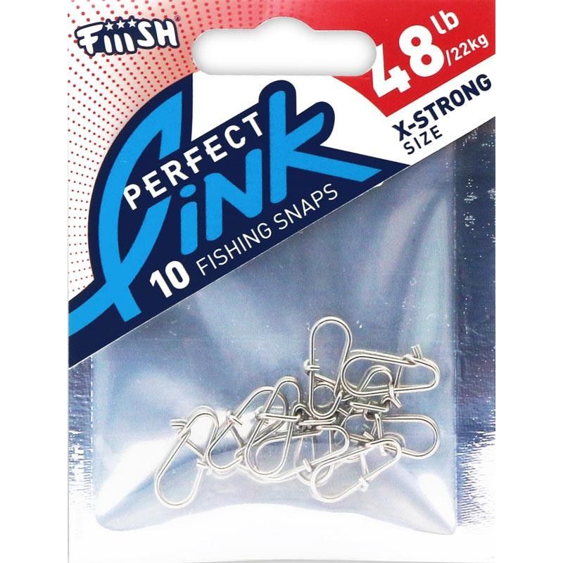 Fiiish Perfect Link Snap zilver roofvis klein vismateriaal X-strong 48lb