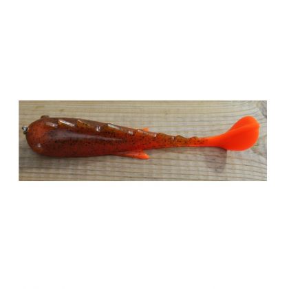 Fishkix Beast sun brown orange shad per stuk 20cm