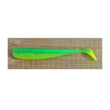 Fishkix Stager limetreuse shad per stuk 14cm