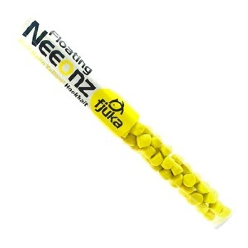 Fjuka Neeonz Floating Hookbait yellow witvis mini-boilie 7mm