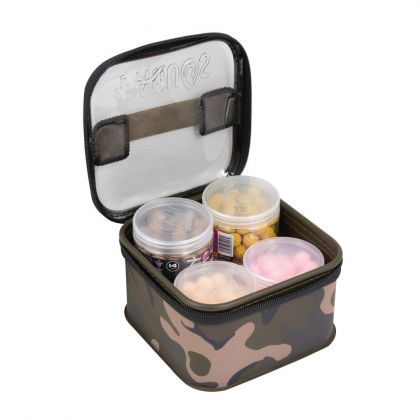 Fox AQUOS Camo Bait Storage groen - camo karper karpertas Medium