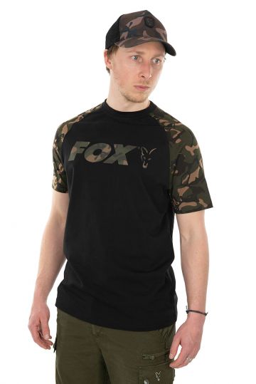 Fox Black Camo Raglan T-Shirt noir - camo  Large