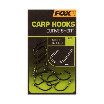 Fox Carp Hooks Curve Shank Short nickel  8