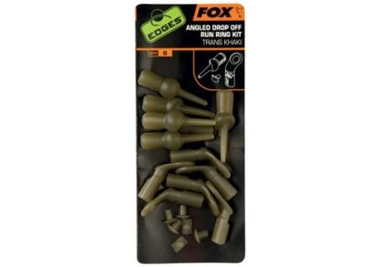 Fox EDGES Angled Drop Off Run Ring Kit groen karper klein vismateriaal