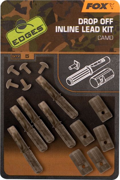 Fox EDGES Camo Drop Off Inline Kit camo karper lood systeem