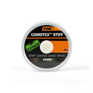 Fox EDGES Camotex Stiff camo karper draad voor onderlijn 20lb 20m