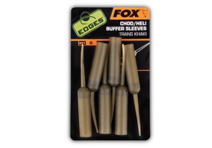 Fox Edges Chod/Heli Buffer Sleeves trans khaki karper lood systeem