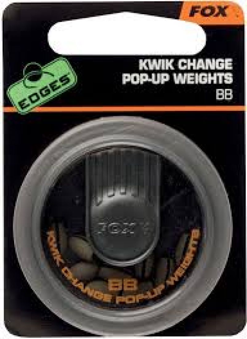 Fox EDGES Kwik Change Pop Up Weights BB camo karper klein vismateriaal