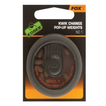 Fox EDGES Kwik Change Pop Up Weights N°1 camo karper klein vismateriaal