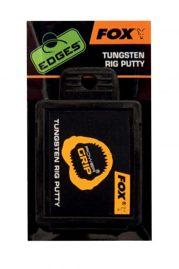 Fox EDGES Power Grip Tungsten Rig Putty noir - vert 