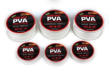 Fox EDGES PVA Mesh Refill Slow Melt blanc  25mm 5m