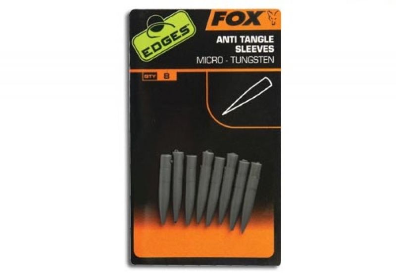 Fox EDGES Tungsten Anti Tangle Sleeves brun - vert  Micro