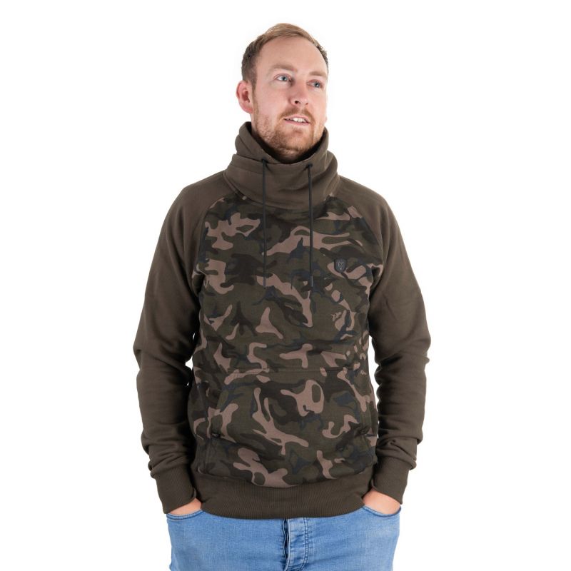 Fox High Neck Pullover khaki - camo  Large