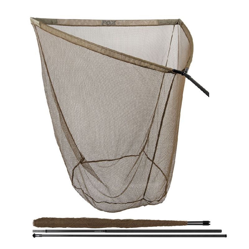 Fox Horizon X3 Landing Net Two Piece vert - noir  42 Inch 2m40