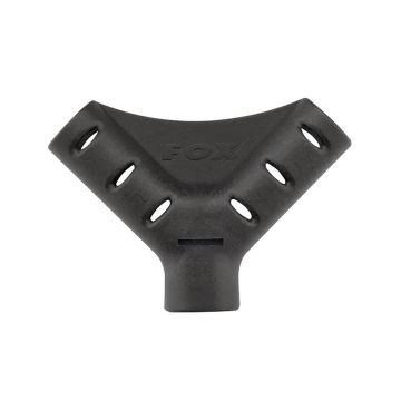 Fox Moulded Landing Net Block zwart karper visschepnet