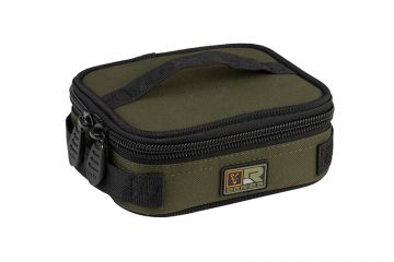 Fox R-Series Rigid Lead and Bits Bag zwart - groen karper karpertas