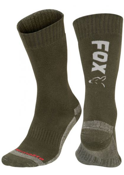 Fox Thermolite Long Socks vert - argent  M44-m47