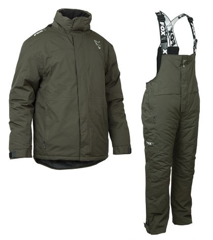 Fox Winter Suit groen - grijs warmtepak Large