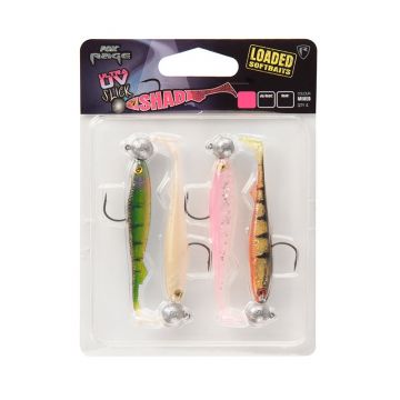 Foxrage UV Slick Shad Loaded 4-colours  H2/0 7g 9cm