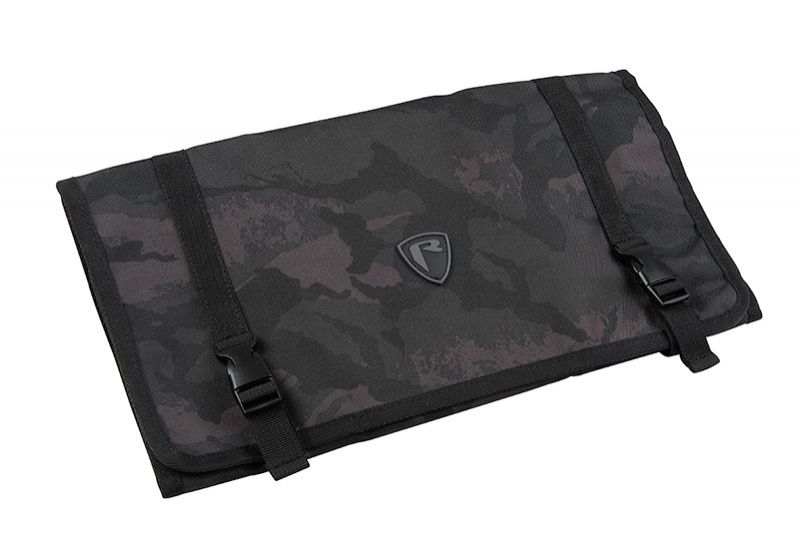 Foxrage Voyager Camo Tool Wrap zwart - grijs - wit roofvis roofvistas