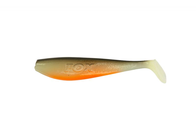 Foxrage Zander Pro Shad Ultra UV hot olive shad per stuk 10cm