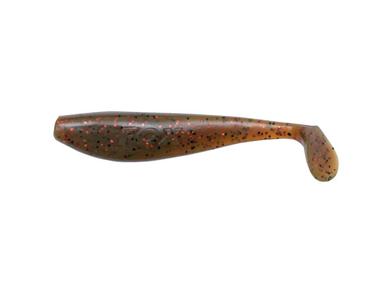 Foxrage Zander Pro Shad Ultra UV motor oil shad per stuk 12cm