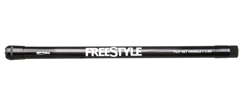 Freestyle Flip Net Handle zwart roofvis visschepnet 2m80