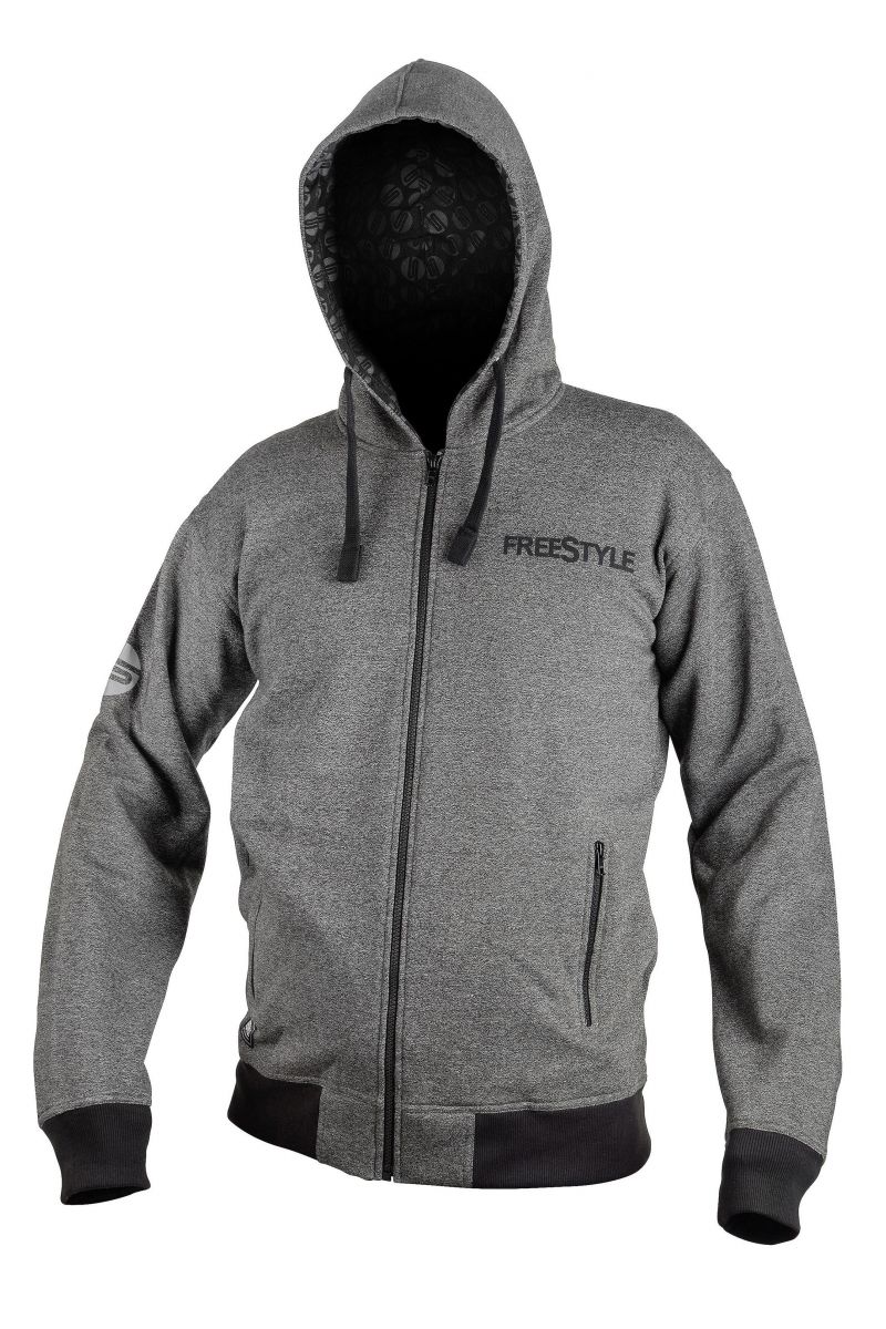 Freestyle Hoodie Gre X BK zwart - grijs vistrui Medium