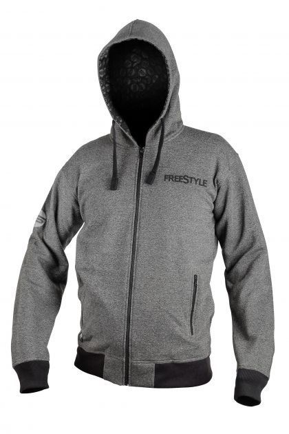 Freestyle Hoodie Gre X BK noir - gris  X-large