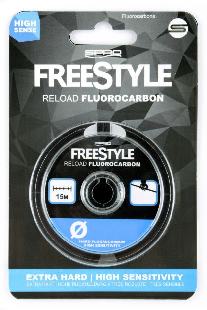 Freestyle Reload Fluorocarbon clear roofvis visdraad 0.28mm 15m