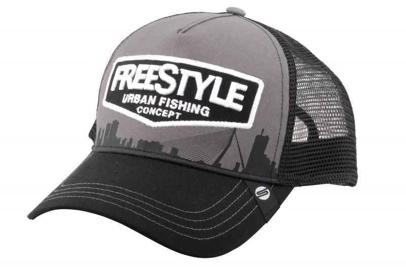 Freestyle Trucker Cap Grey zwart - grijs pet Uni