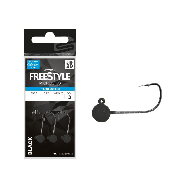 Freestyle Tungsten Micro Jigs black  1.8g H1