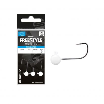 Freestyle Tungsten Micro Jigs glow  2.7g H4