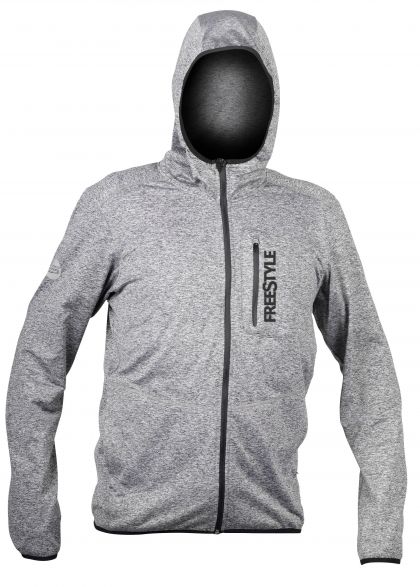 Freestyle UL Hoodie zwart - grijs vistrui Medium