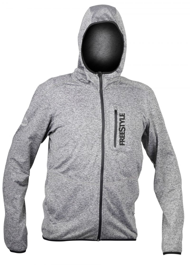 Freestyle UL Hoodie zwart - grijs vistrui Small