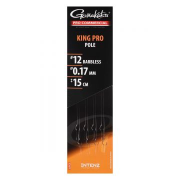 Gamakatsu Coars King Pro-pole 15cm 0,13mm nickel - clear witvis witvis onderlijn H16 0.13mm 15cm