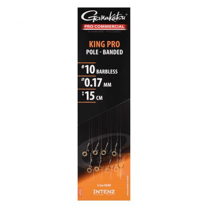 Gamakatsu Coars King Pro-pole band.15cm 0,14mm nickel - clear witvis witvis onderlijn H16 0.14mm 15cm