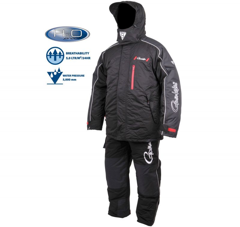 Gamakatsu G-Hyper Thermal Suit zwart - grijs warmtepak Large