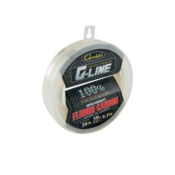 Gamakatsu G-Line Fluorocarbon Big Spool clair  0.40mm 50m 9.10kg