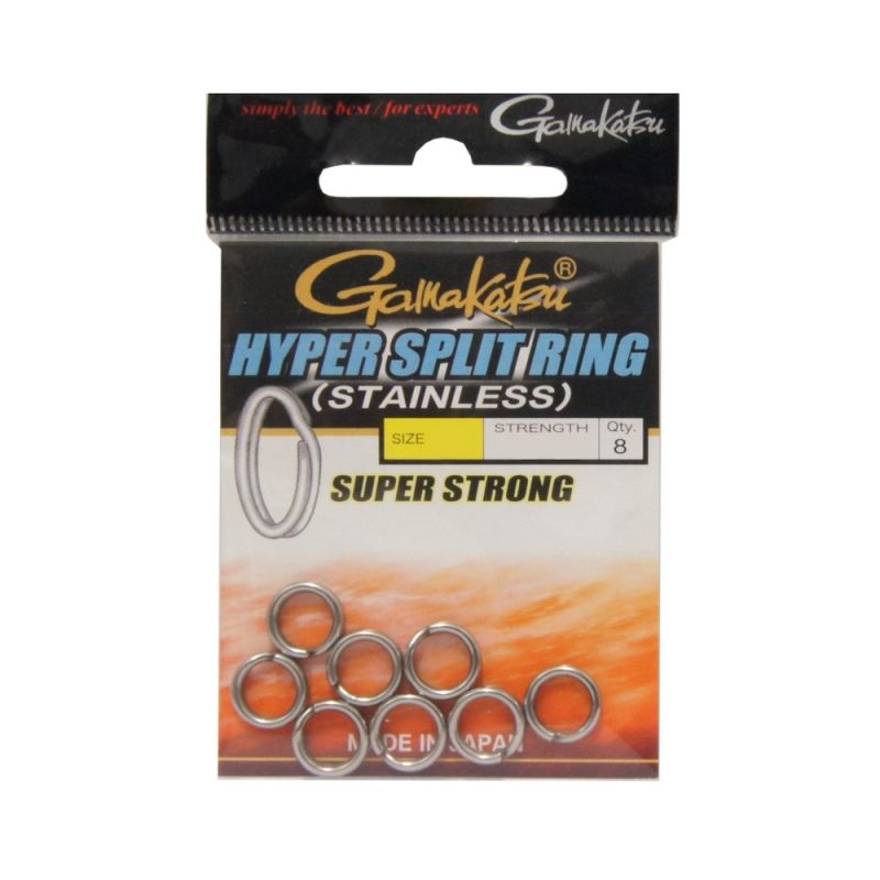 Gamakatsu Hyper Split Ring zilver ring 3