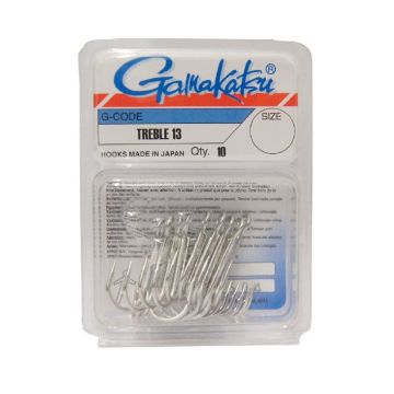 Gamakatsu Treble 13 nickel roofvis vishaak 1