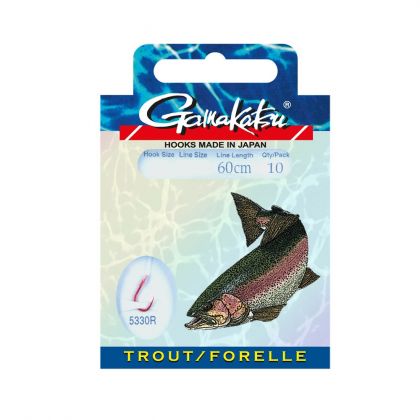 Gamakatsu Trout LS-5330 rouge - claire  H8 0.16mm 60cm