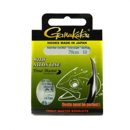 Gamakatsu Trout Master Nylon LS-708 rouge - claire  H8 0.18mm 120cm