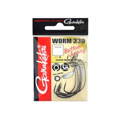 Gamakatsu Worm 330 nickel  1/0