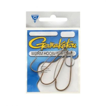 Gamakatsu Worm Weed Guard zwart roofvis vishaak 1