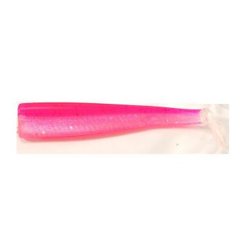 Gt-bio Roller Shad 125 Bodies rose fluo uv shad zeebaars